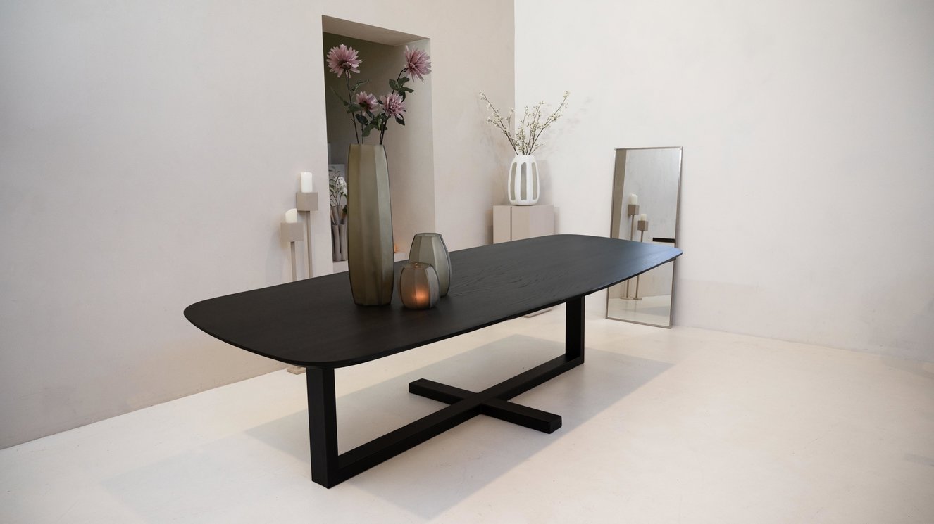 Riviera Eettafel Deens Ovaal Eiken