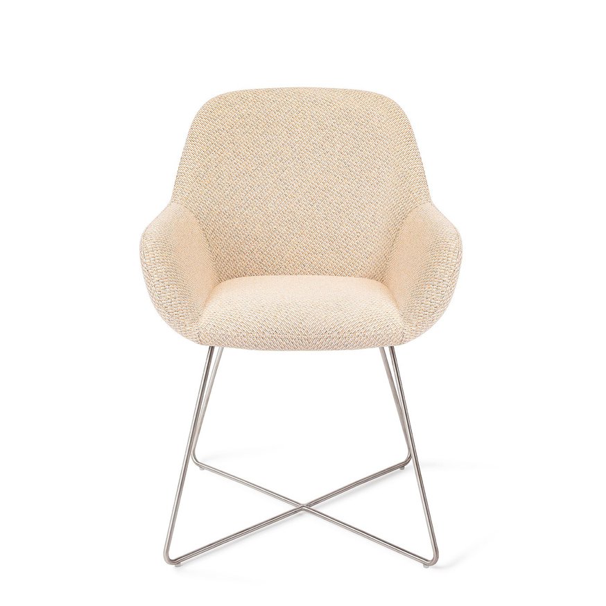 Kushi Trouty Tinge Eetkamerstoel Cross Steel