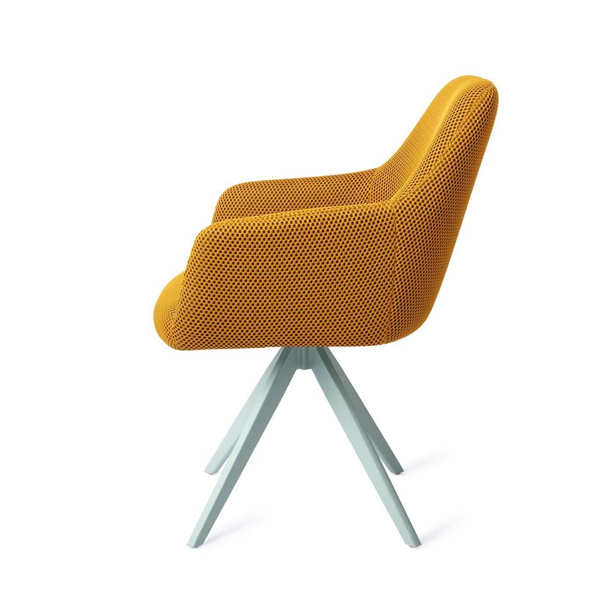 Hiroo Groovy Garam Eetkamerstoel Turn Mint