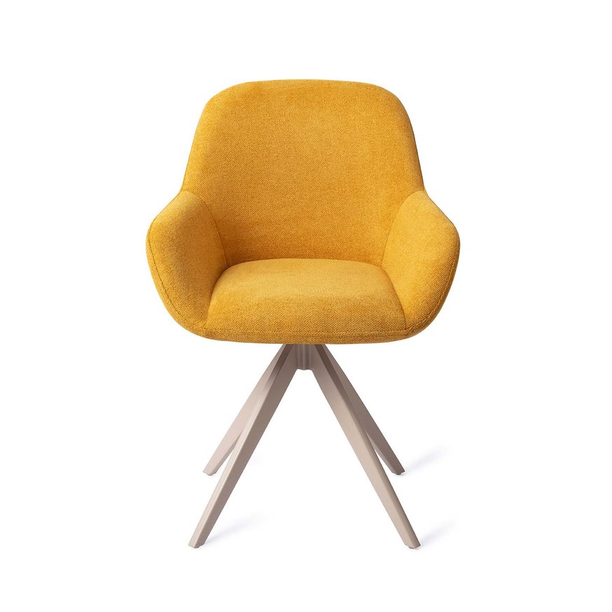 Kushi Sweet Corn Eetkamerstoel Turn Beige