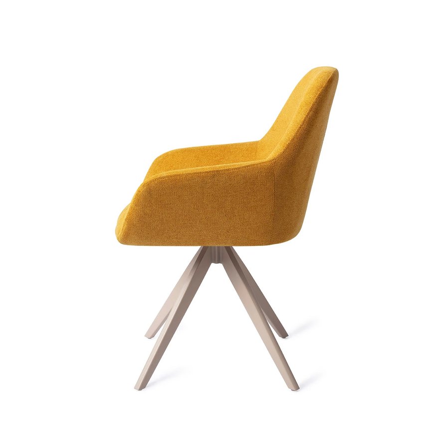 Kushi Sweet Corn Eetkamerstoel Turn Beige