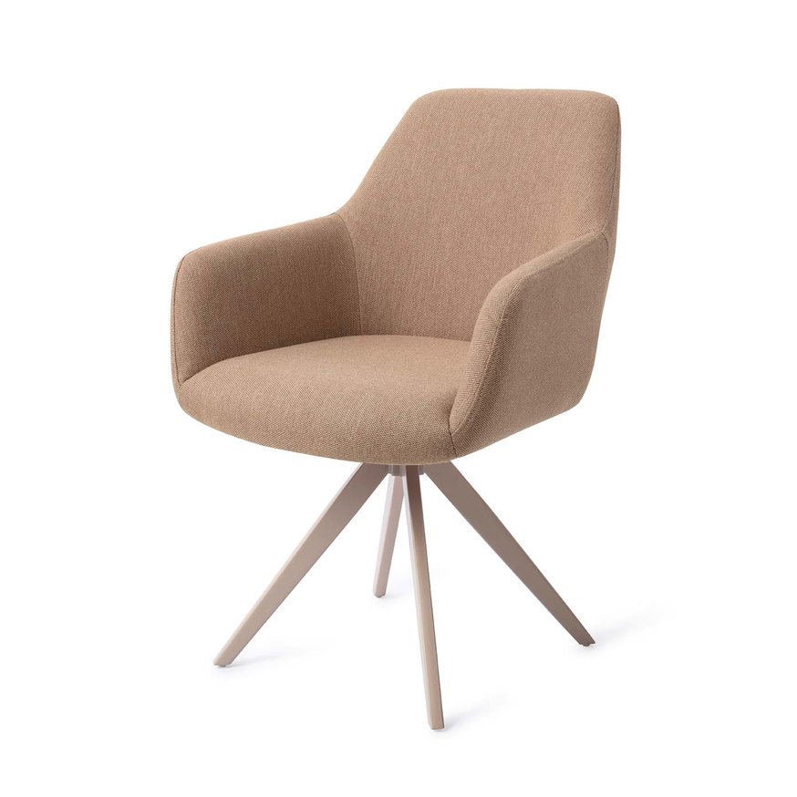 Hiroo Whisper Wheat Eetkamerstoel Turn Beige