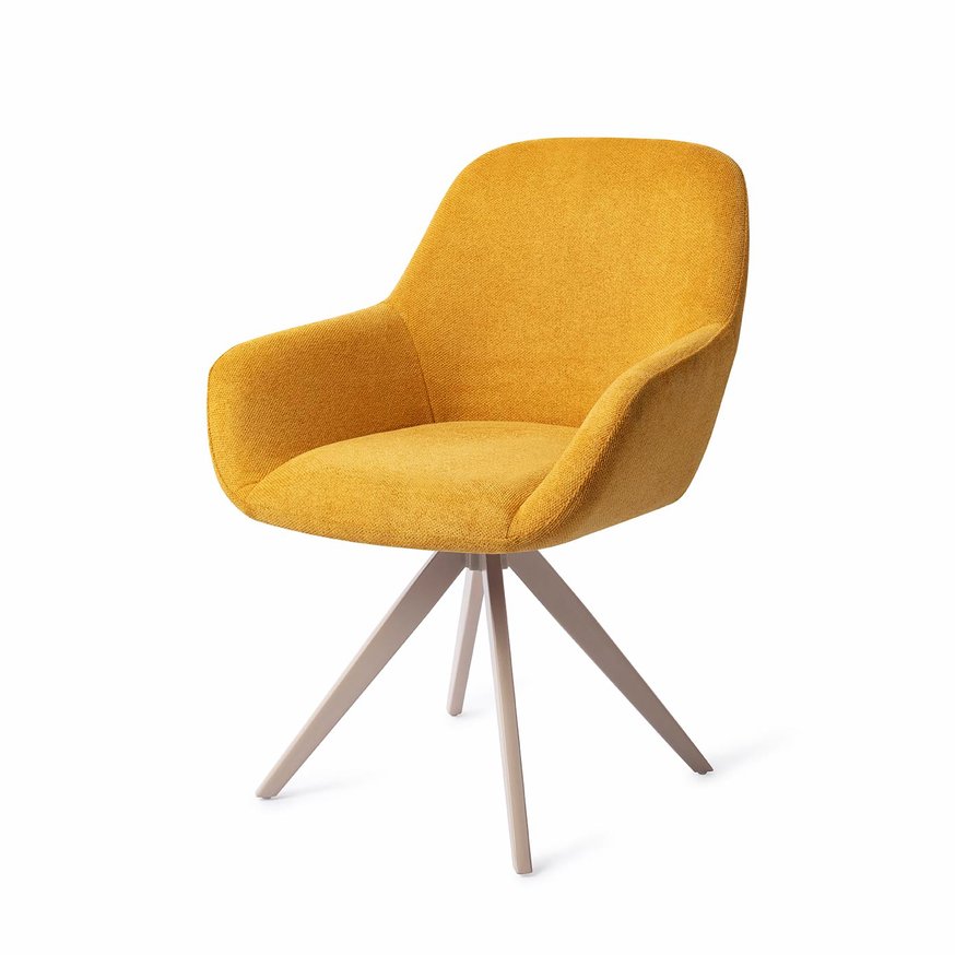 Kushi Sweet Corn Eetkamerstoel Turn Beige