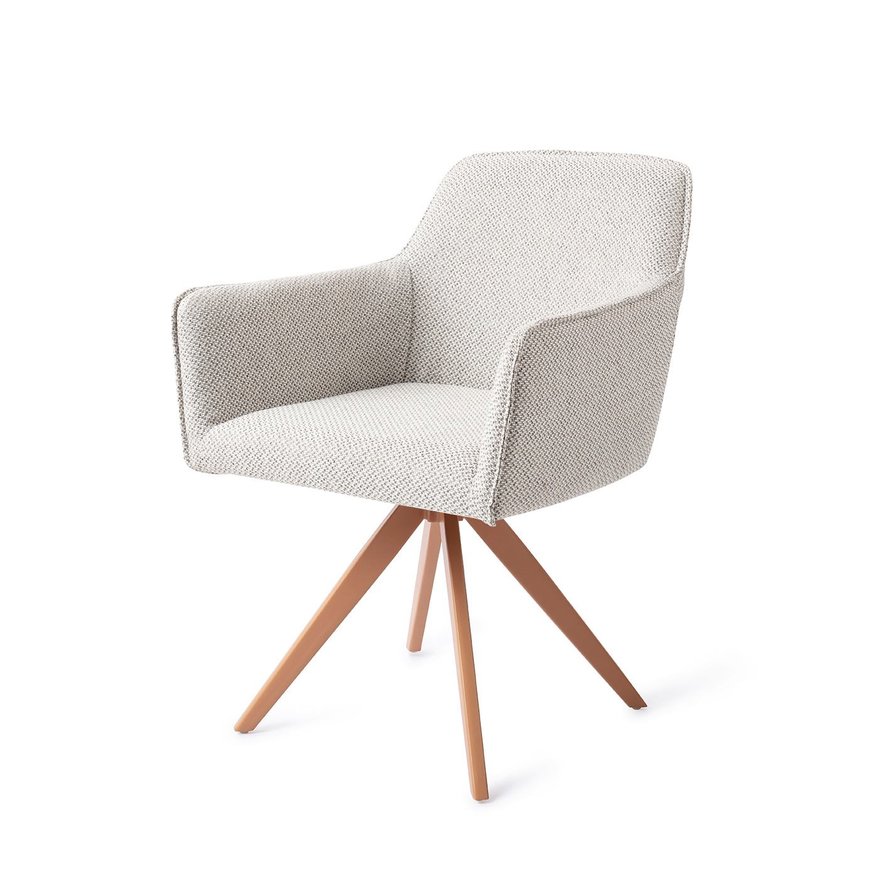 Hofu Checkers Charm Eetkamerstoel Turn Peach