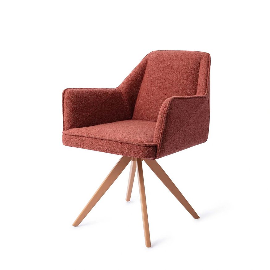 Tome Shabby Saffron Eetkamerstoel Turn Peach