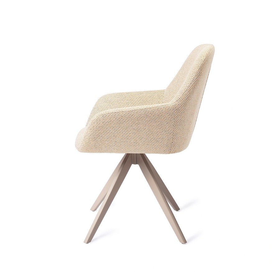 Kushi Trouty Tinge Eetkamerstoel Turn Beige