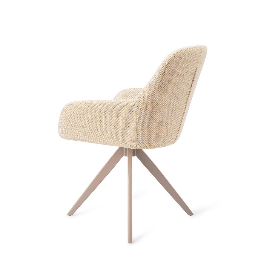 Kushi Trouty Tinge Eetkamerstoel Turn Beige