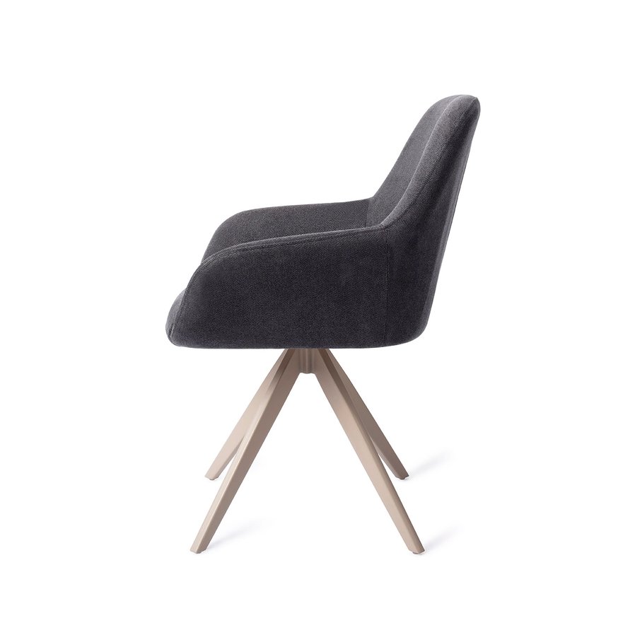 Kushi BlackOut Eetkamerstoel Turn Beige
