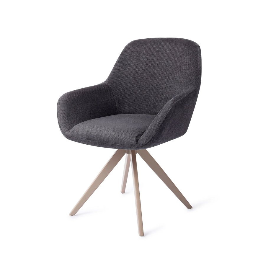 Kushi BlackOut Eetkamerstoel Turn Beige