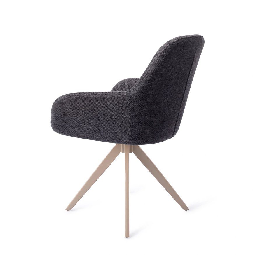 Kushi BlackOut Eetkamerstoel Turn Beige