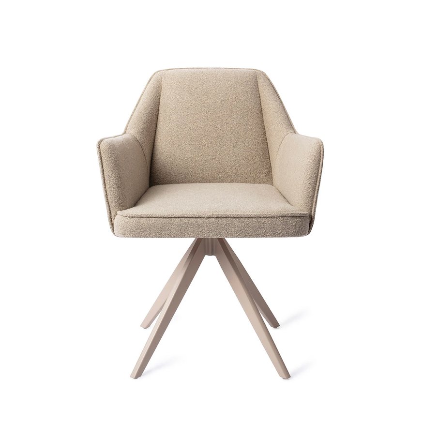 Tome Great Greige Eetkamerstoel Turn Beige