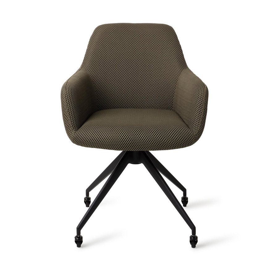 Hiroo Jungle Jewel Eetkamerstoel Glide Black