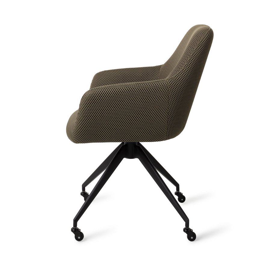 Hiroo Jungle Jewel Eetkamerstoel Glide Black