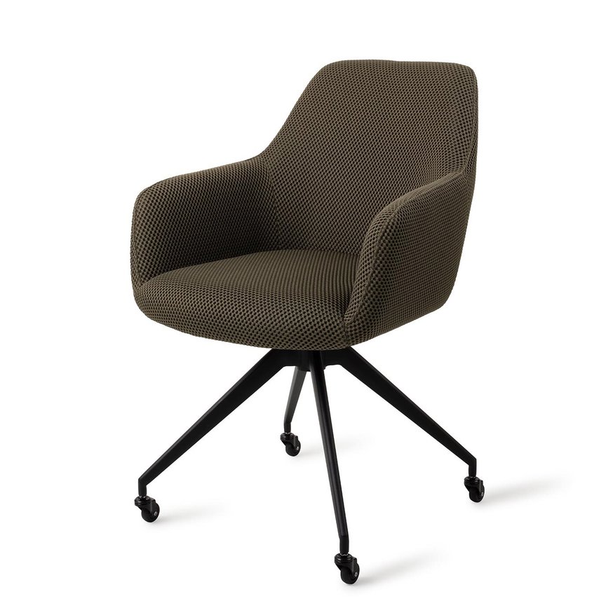 Hiroo Jungle Jewel Eetkamerstoel Glide Black