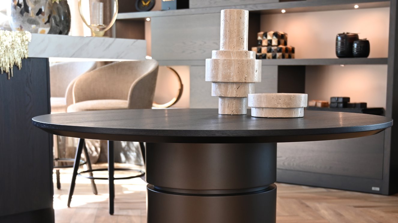 Eleganzi Eettafel Rond Eiken