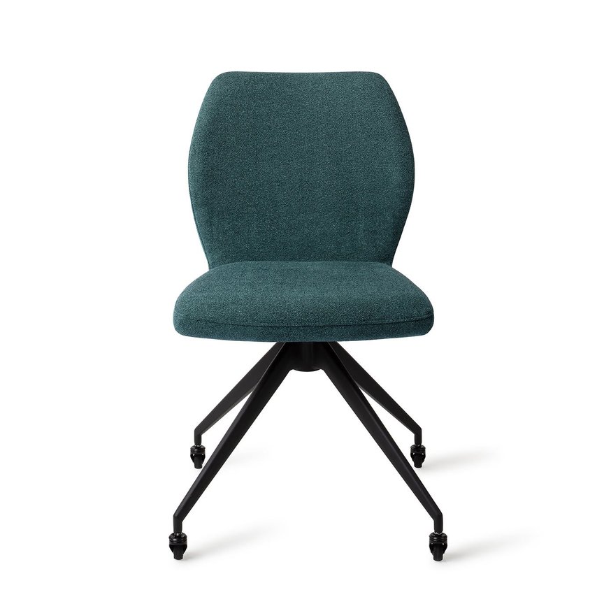 Ikata Merry Mermaid Eetkamerstoel Glide Black