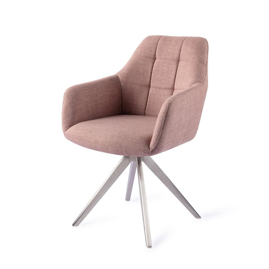 Noto VIntage Rose Eetkamerstoel Turn Steel