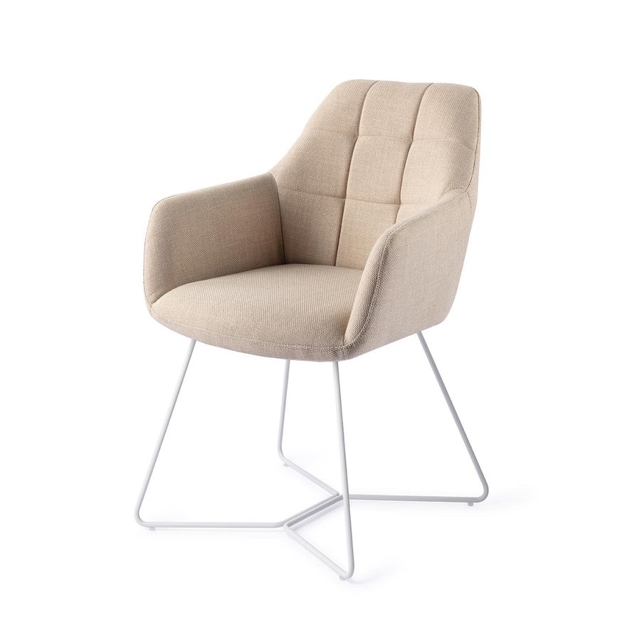 Noto Overnight Oats Eetkamerstoel Beehive White