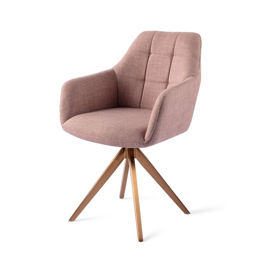 Noto VIntage Rose Eetkamerstoel Turn Rose