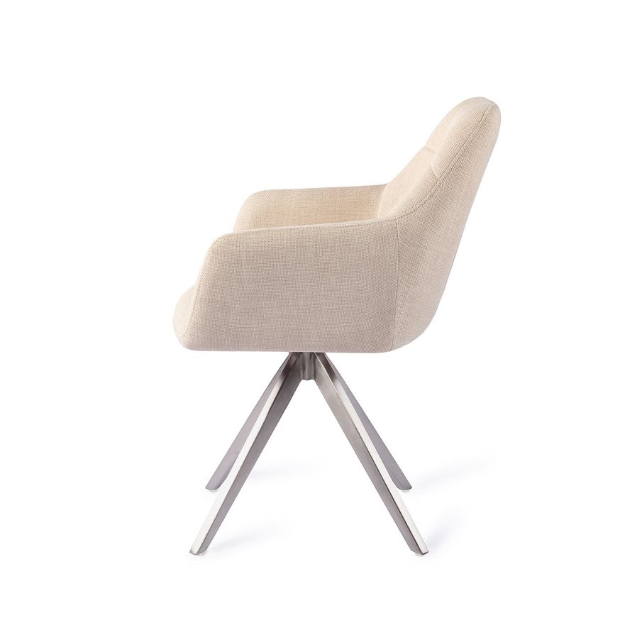 Noto Overnight Oats Eetkamerstoel Turn Steel