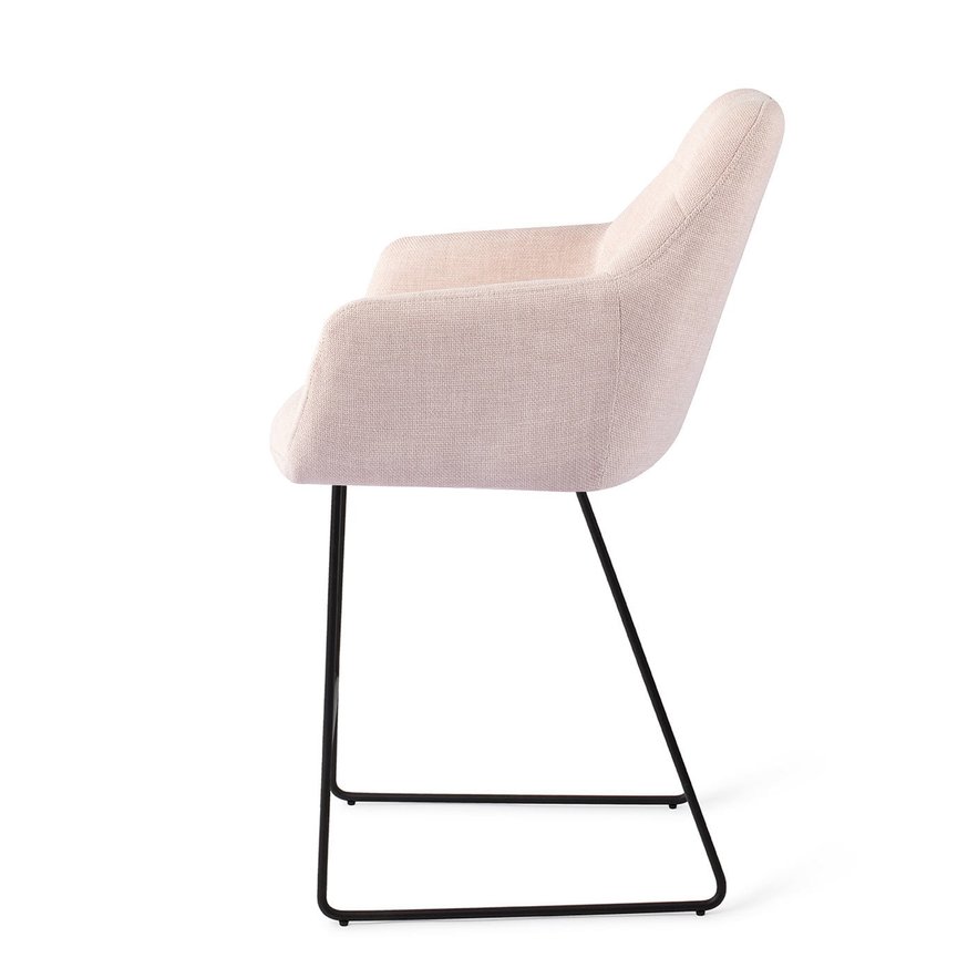 Noto Petal Pink Barkruk Slide Black (L)