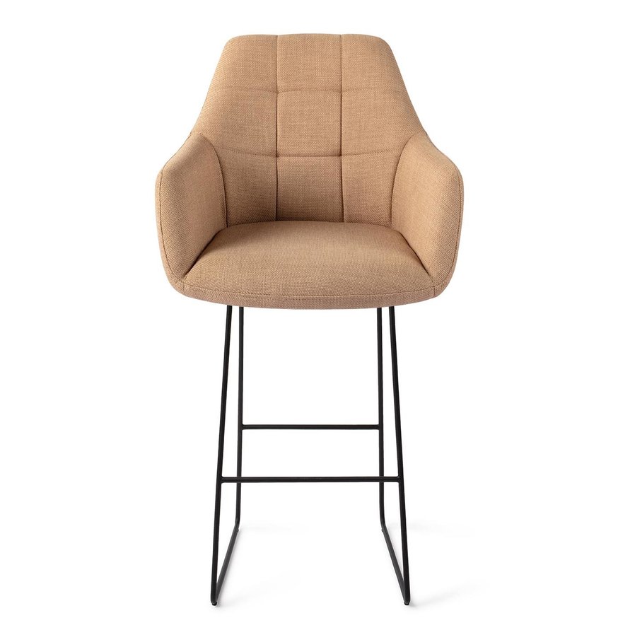 Noto Toasted Toffee Barkruk Slide Black (H)