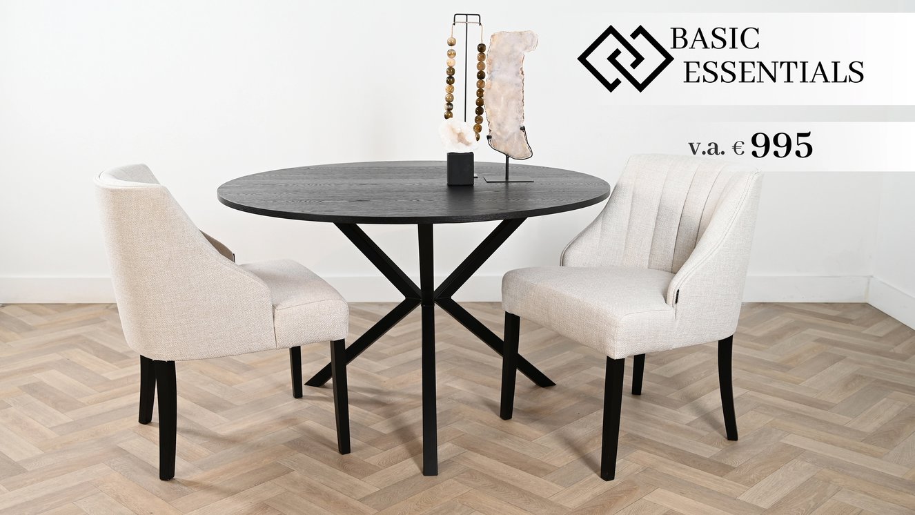 Romi Eettafel Rond Eiken