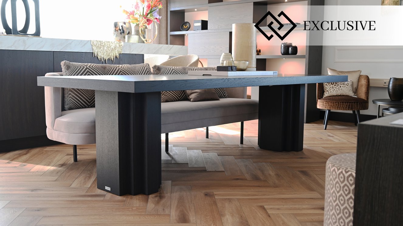 Divine Eettafel Rechthoekig Eiken