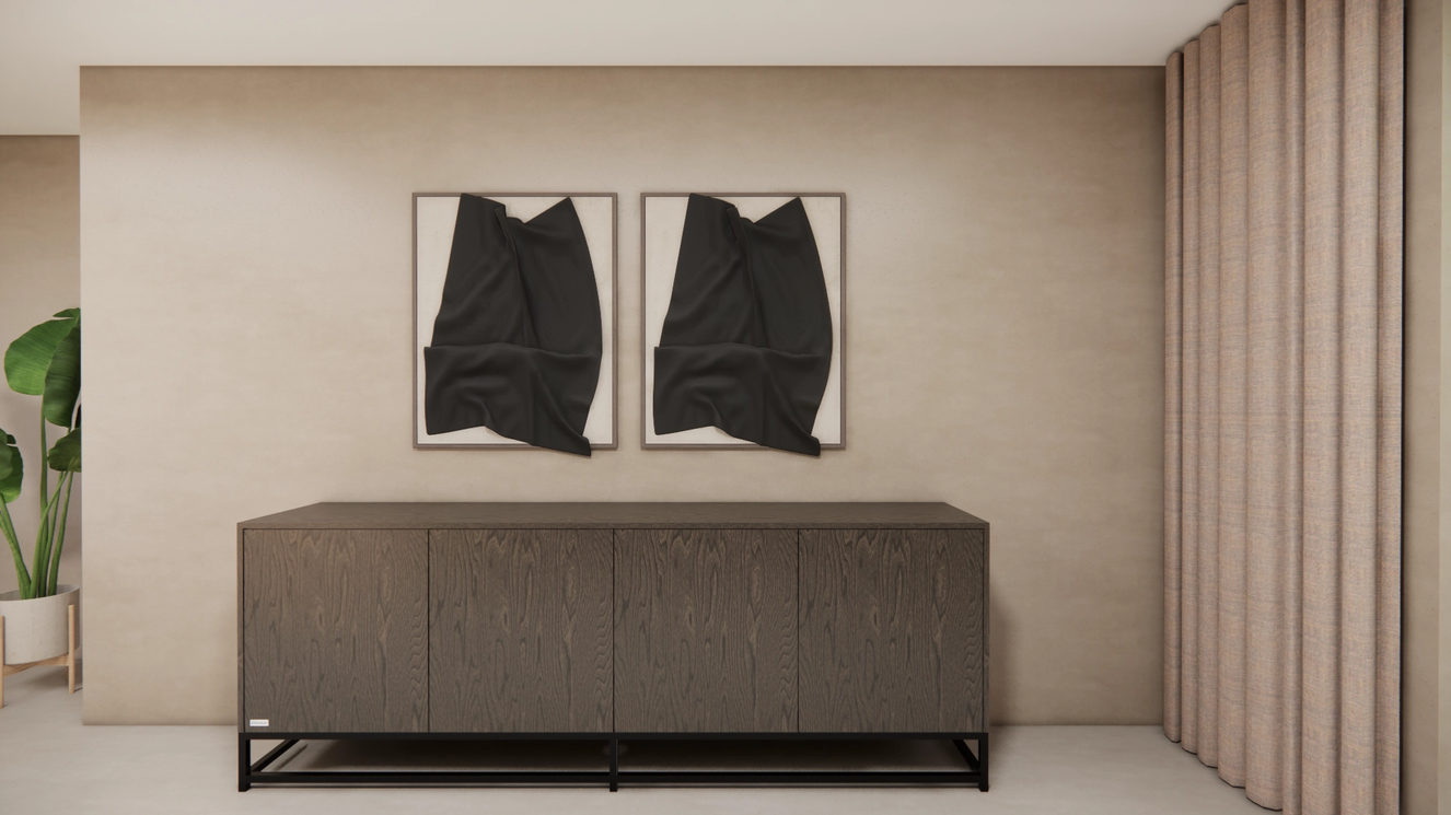 Thompson Dressoir 4-deurs Staand Eiken