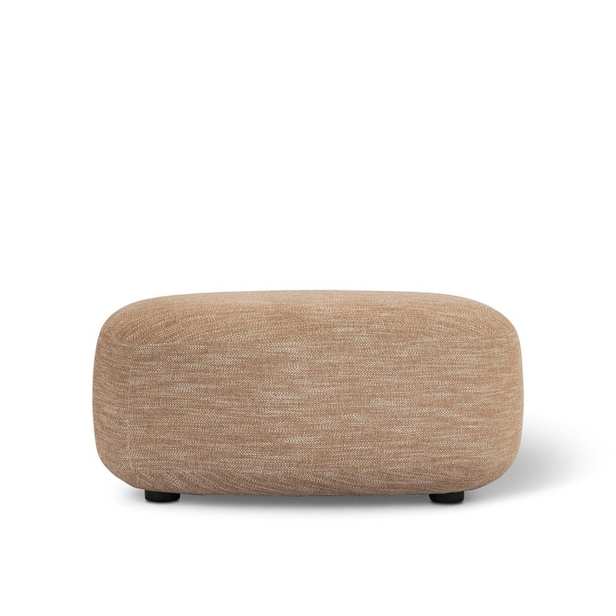 Luusar Brown Ottoman