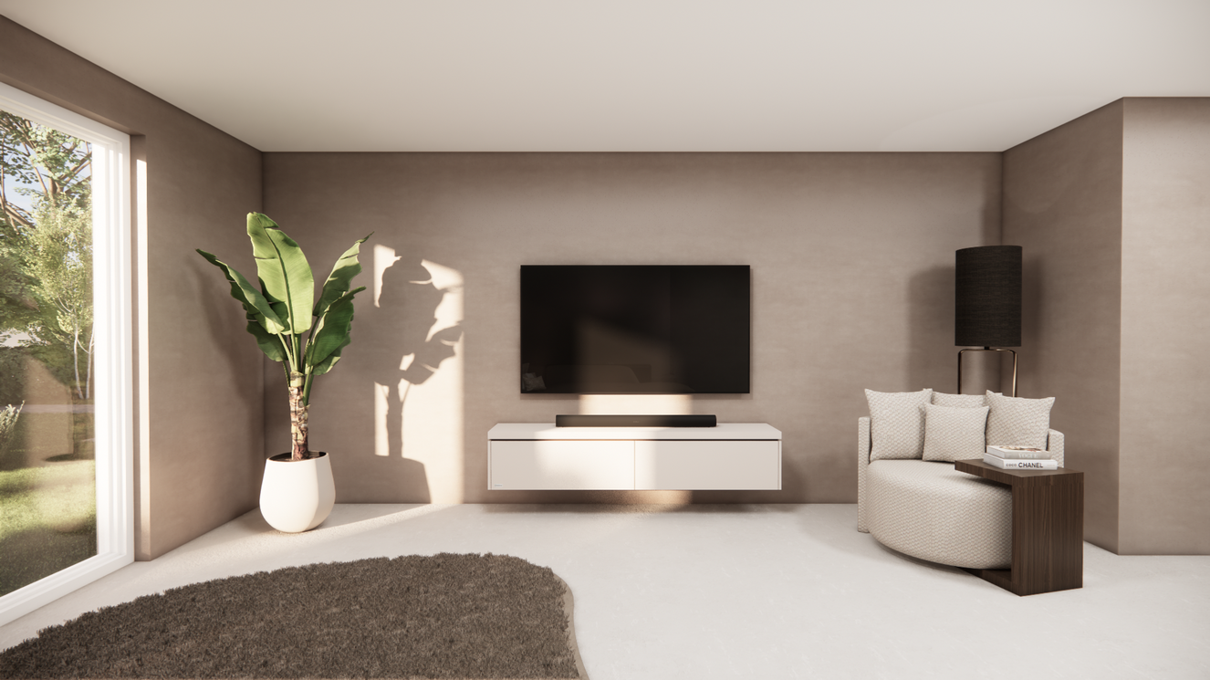 Tv-Meubel	Rockefeller 2 Kleppen MDF