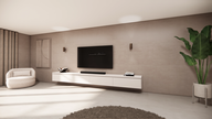 PUUUR Interiors | Rockefeller | Hangend TV meubel | 4 kleppen | MDF