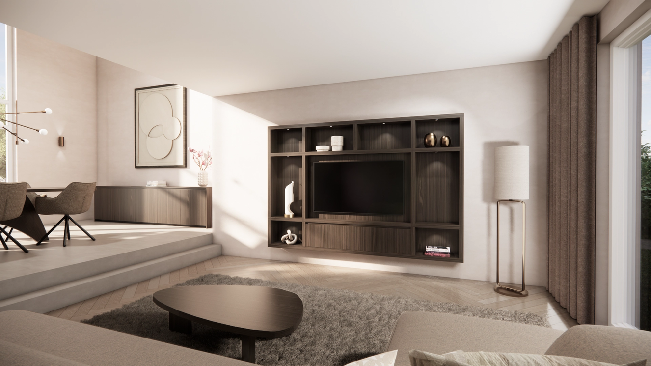 Cinewall	Como Hangend Eiken Piccolo b270xh180cm