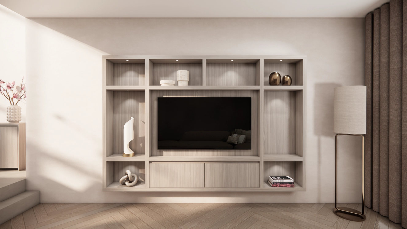 Cinewall	Como Hangend Eiken Piccolo b270xh180cm