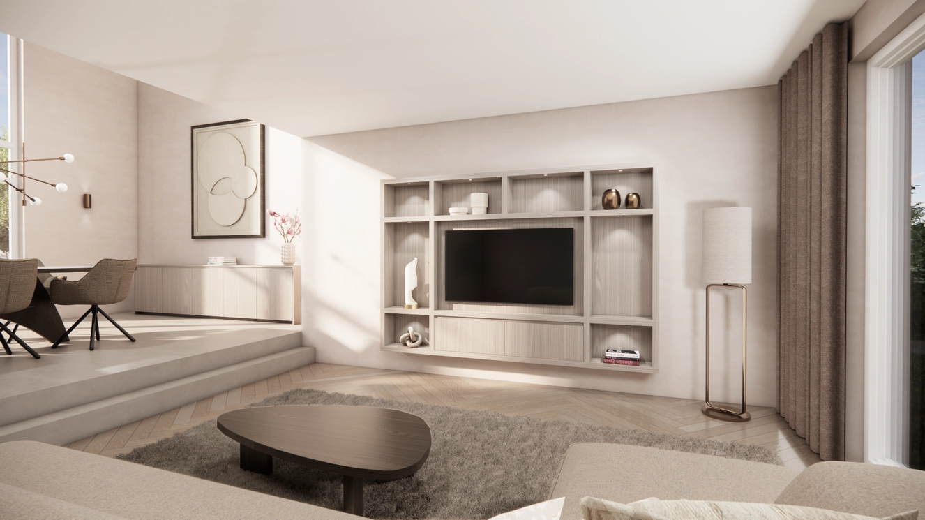 Cinewall	Como Hangend Eiken Piccolo b270xh180cm