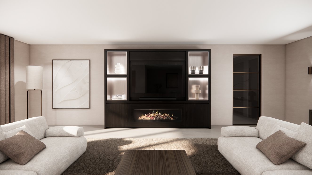 Cinewall	Grace Queen-size 280-340	cm Eiken Kalfire	E-SERIE