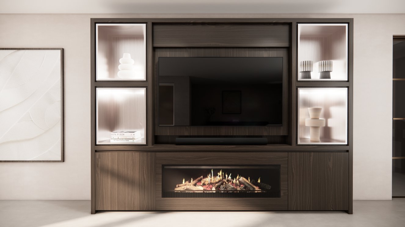 Cinewall	Grace Queen-size 280-340	cm Eiken Kalfire	E-SERIE