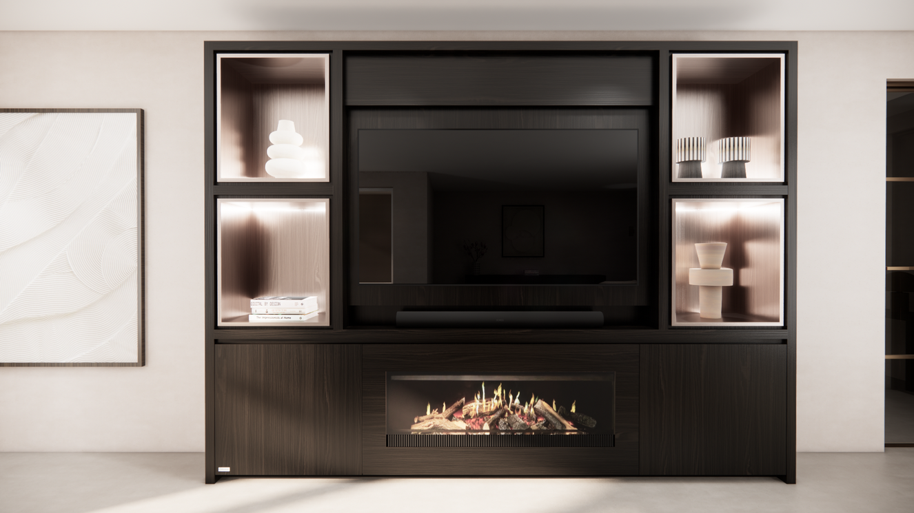 Cinewall	Grace Queen-size 280-340	cm Eiken Kalfire	E-SERIE