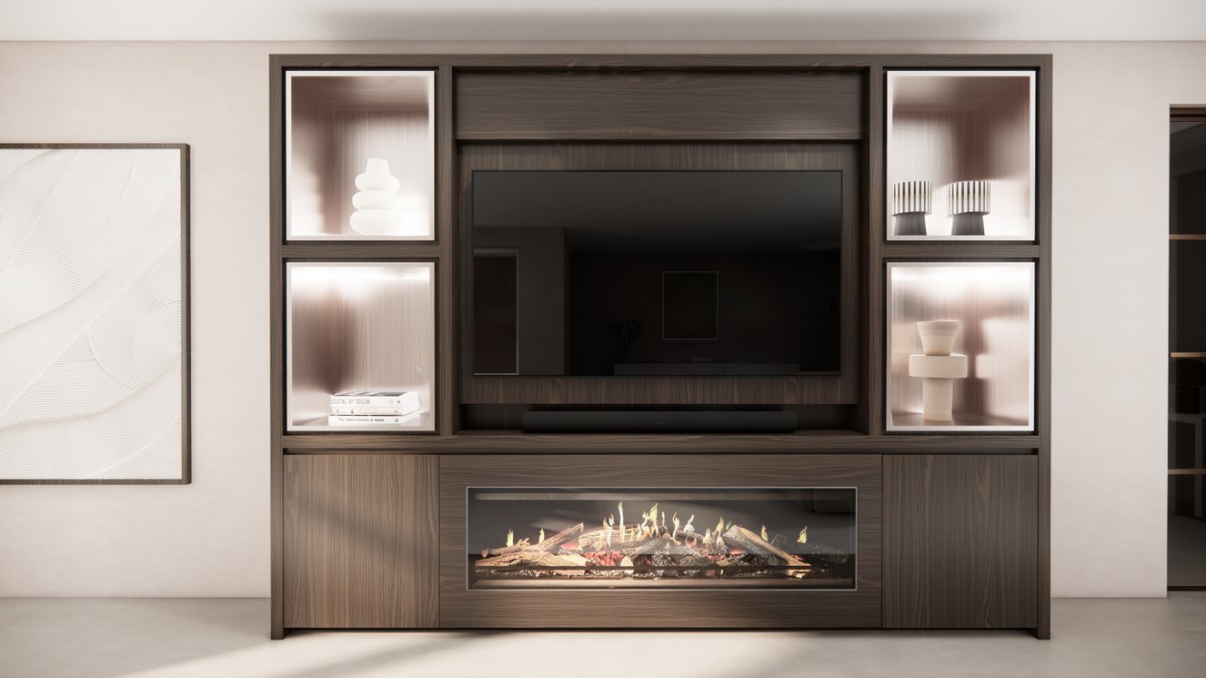 Cinewall	Grace Queen-size 280-340	cm Eiken Kalfire	E-ONE