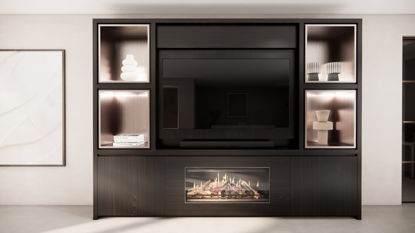 Cinewall	Grace Queen-size 280-340	cm Eiken Kalfire	E-ONE