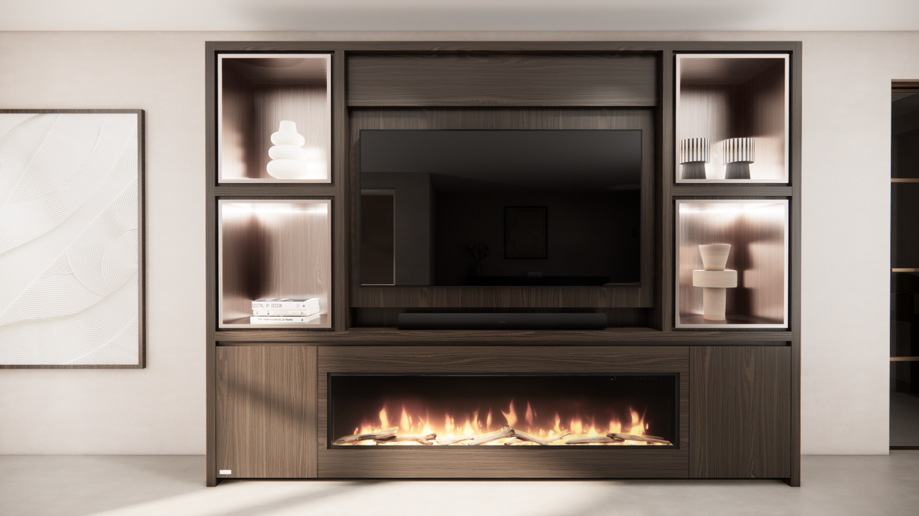 Cinewall	Grace Queen-size 280-340	cm Eiken Dimplex