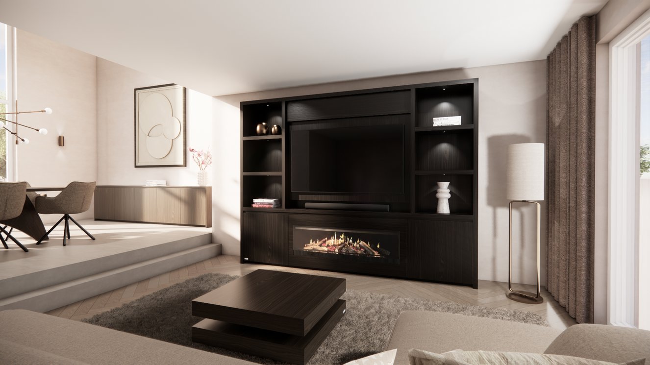 Cinewall	Andrew Queen-size 280-340	cm Eiken Kalfire	E-SERIE