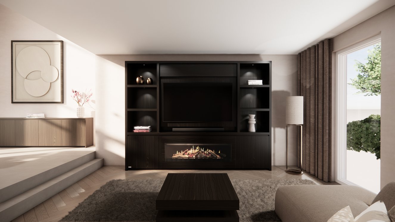 Cinewall	Andrew Queen-size 280-340	cm Eiken Kalfire	E-SERIE