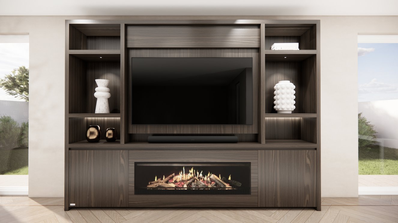 Cinewall	Hudson Queen-size 280-340	cm Eiken Kalfire	E-SERIE