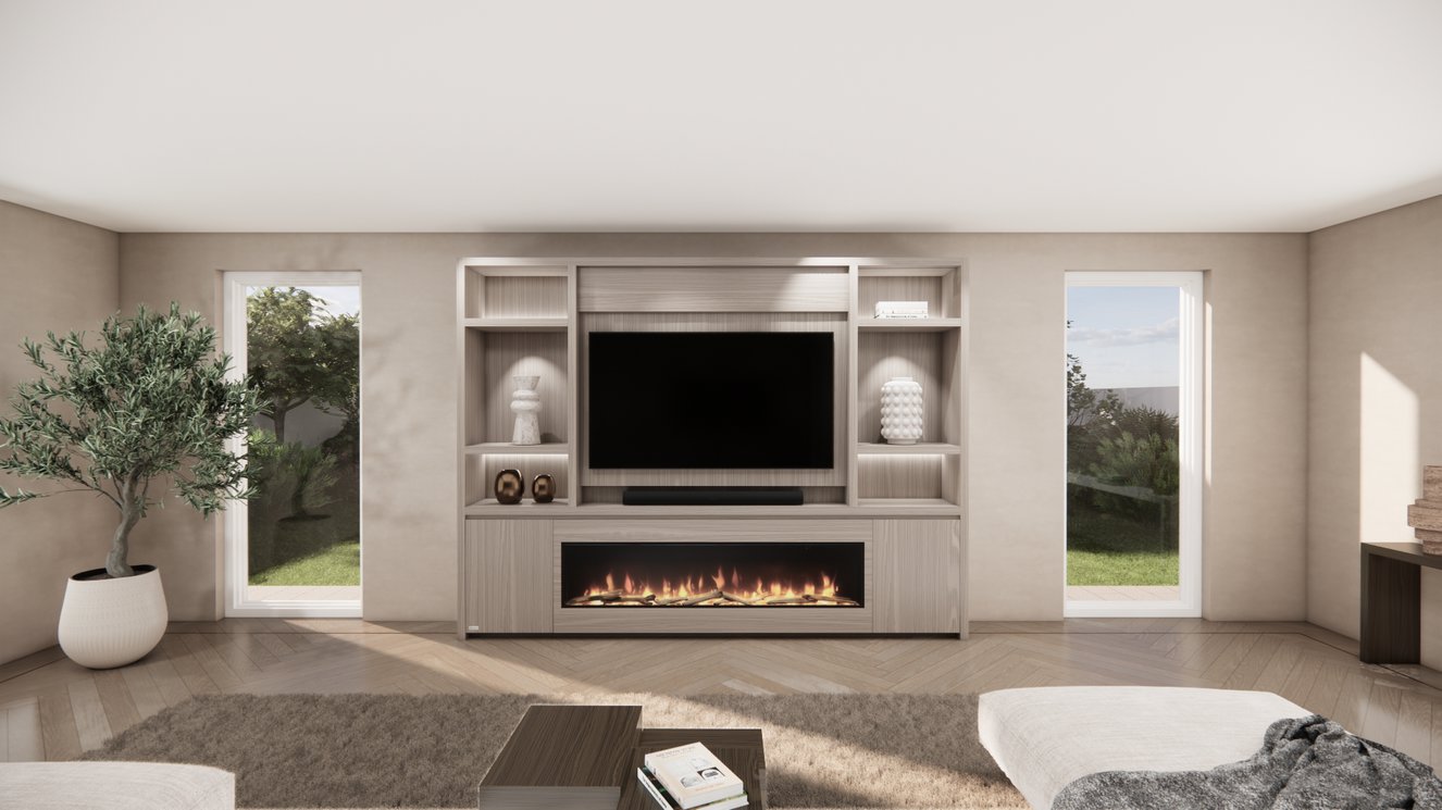 Cinewall	Hudson Queen-size 280-340	cm Eiken Dimplex
