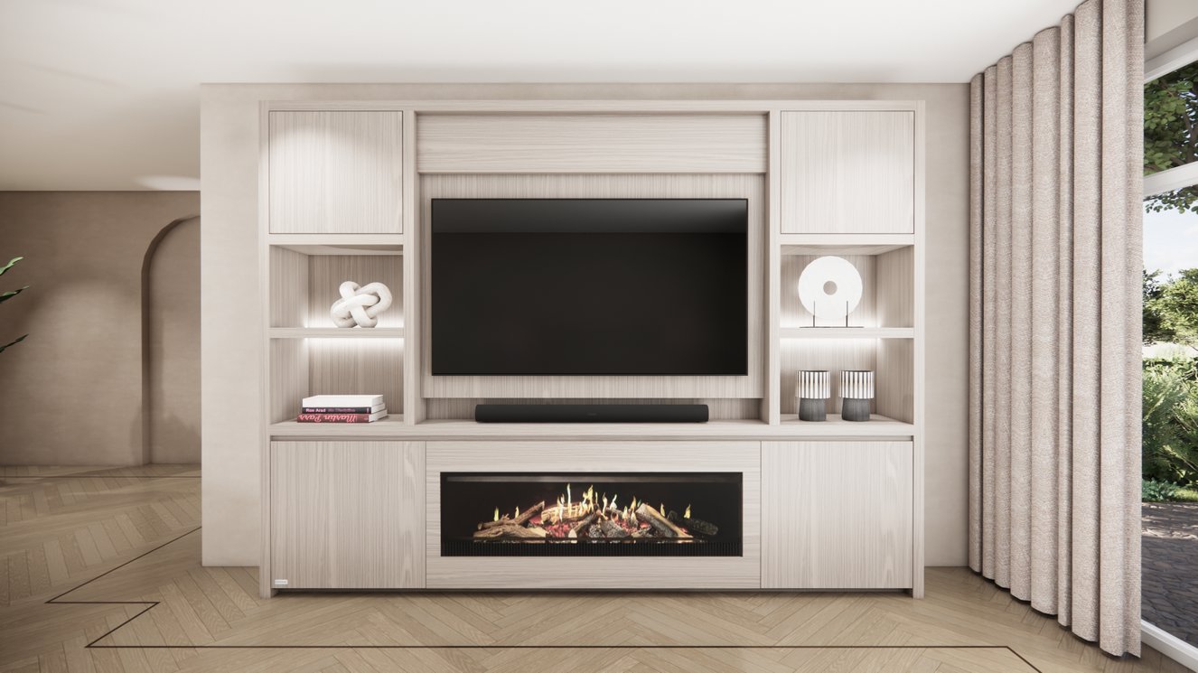 Cinewall	Franklin Queen-size 280-340	cm Eiken Kalfire	E-SERIE