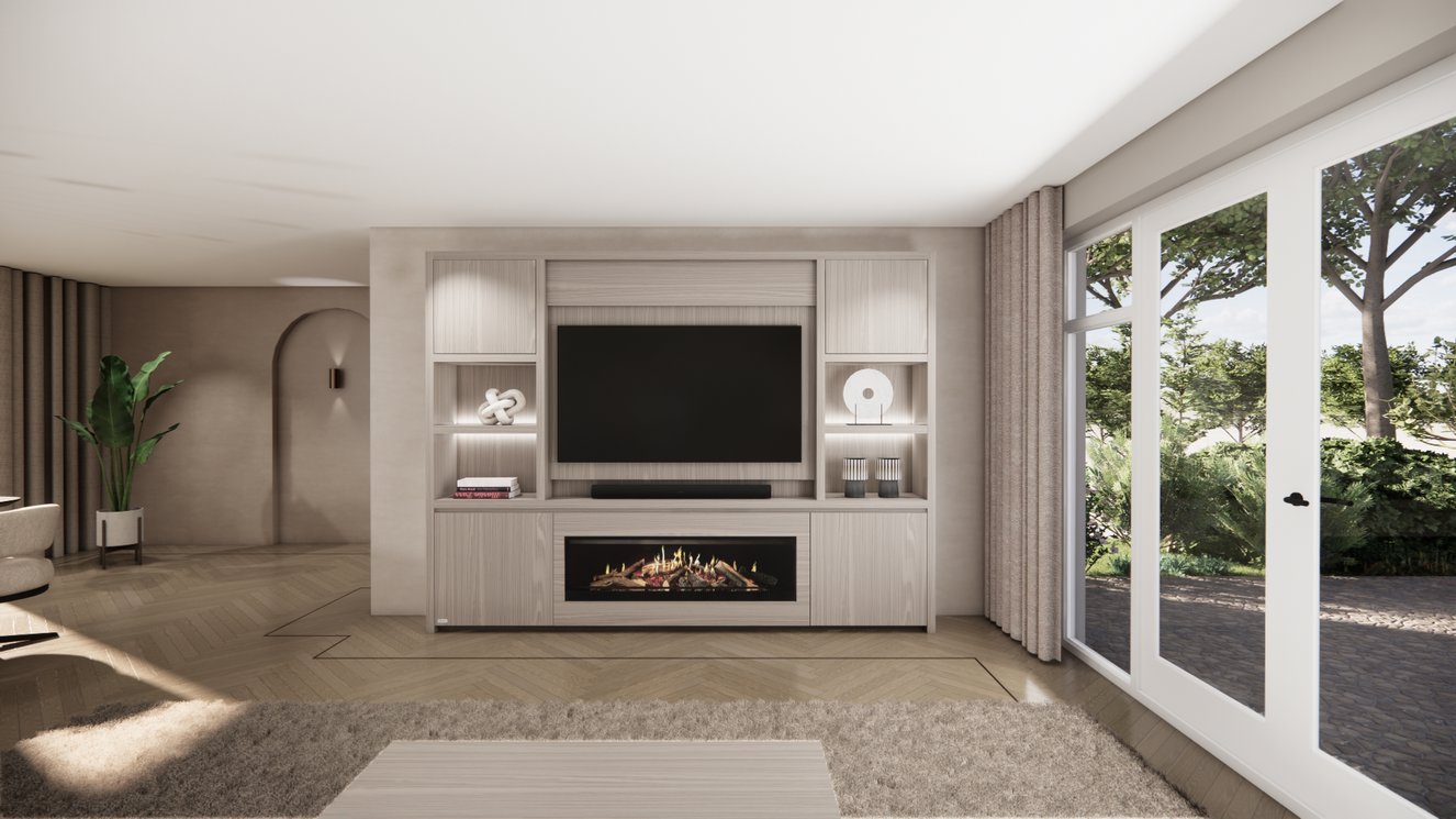 Cinewall	Franklin Queen-size 280-340	cm Eiken Kalfire	E-SERIE