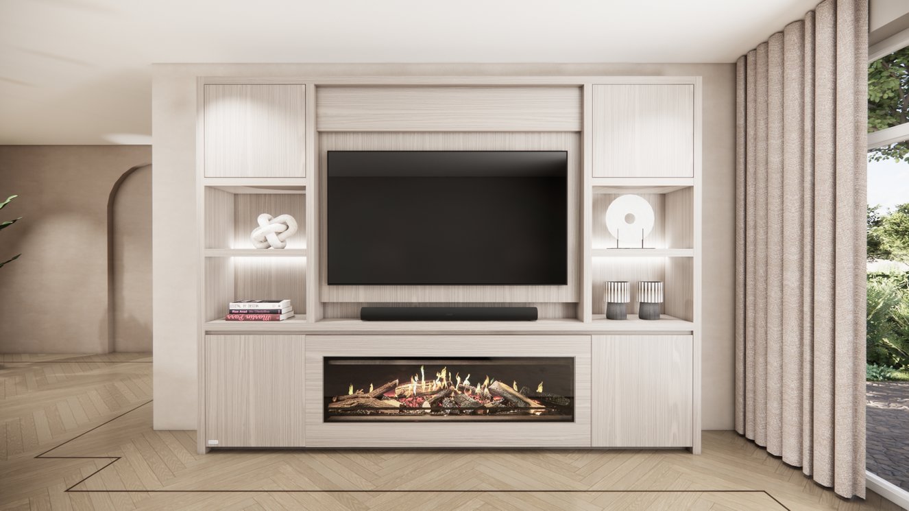 Cinewall	Franklin Queen-size 280-340	cm Eiken Kalfire	E-ONE