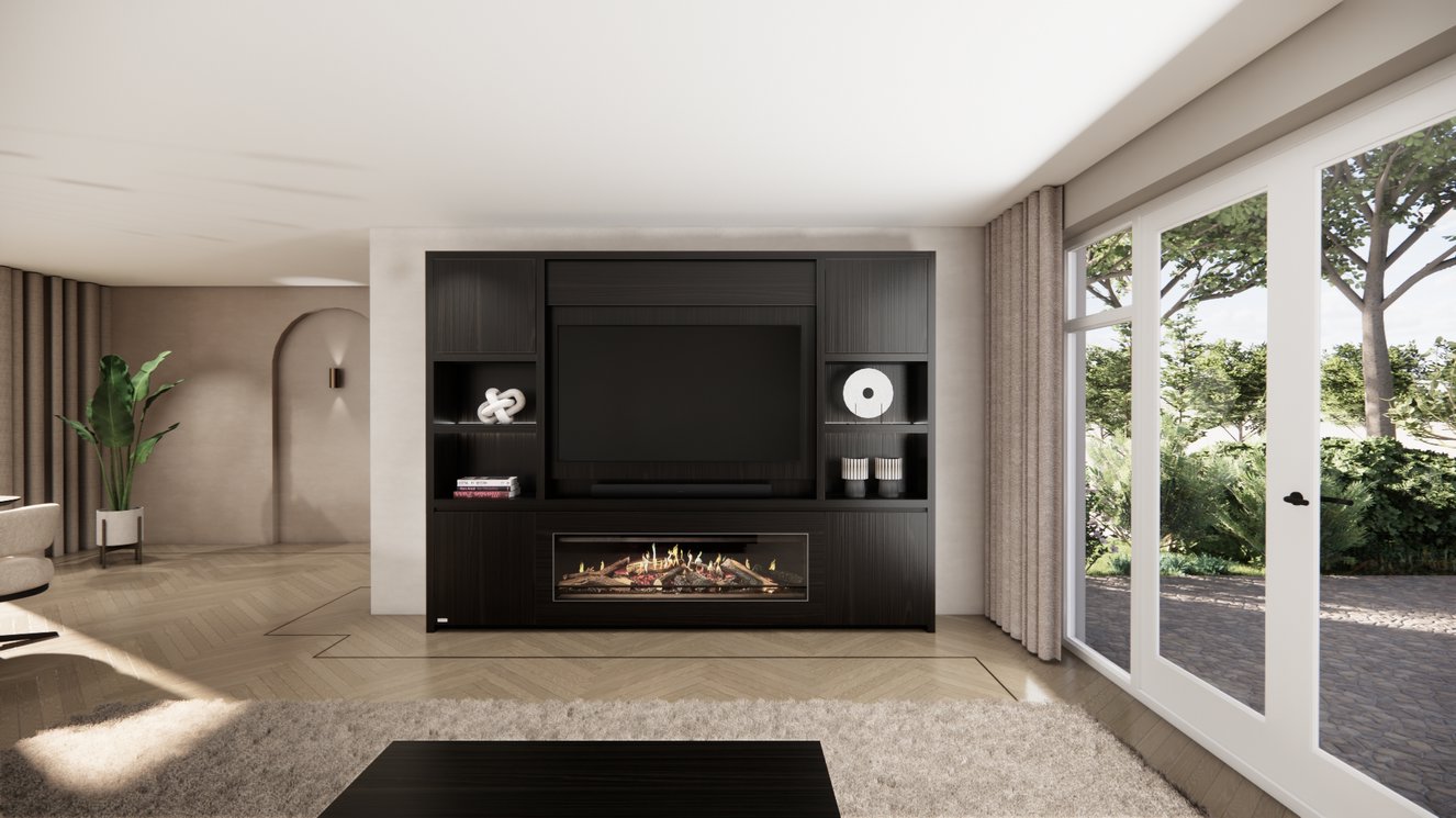 Cinewall	Franklin Queen-size 280-340	cm Eiken Kalfire	E-ONE