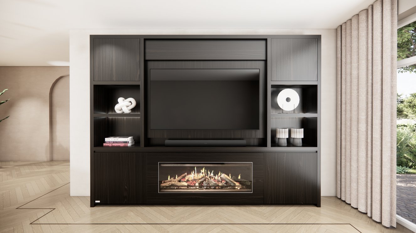 Cinewall	Franklin Queen-size 280-340	cm Eiken Kalfire	E-ONE